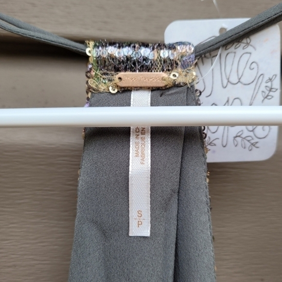 Free People Tangier Mini Floral Sequence Dress. - Picture 8 of 9